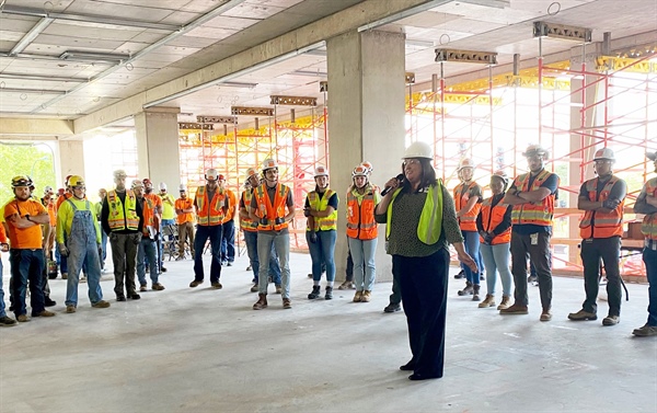 Workers Learn More About What They're Building