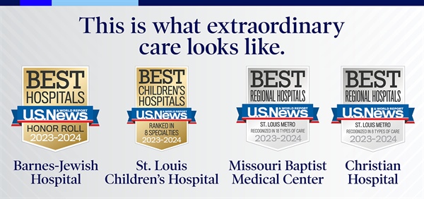 Nine BJC HealthCare hospitals were named to U.S. News & World Report’s annual Best Hospitals