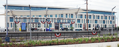 The new Cortex MetroLink station is just steps north of BJC @ The Commons and BJC’s Clayton Avenue Building.